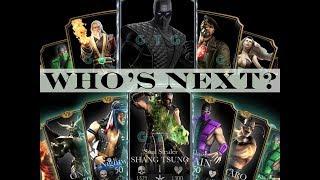 1 18 WHO'S NEXT? Your top MKX Mobile Character picks!