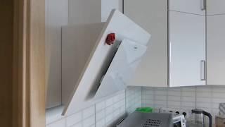Вытяжка для кухни. Кухонная вытяжка. Монтаж воздуховода.