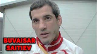 Buvaisar Saitiev After Winning 3rd Olympic Gold Medal In 2008