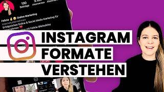 Was bringen die verschiedenen Instagram Formate? (Reel, Feed, Story, IGTV) Instagram Tutorial