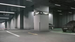 3D Walk Through Animation Taikoo Car Park Basement