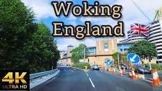 Woking Surrey -  England | UK driving Tour - 4K