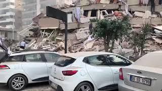 Turkey  the 7.0 magnitude earthquake destroyed many building #Turkey