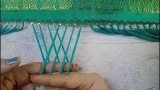 New Traditional Saree Kuchu I Saree Pallu Knots I Quick,Easy Saree Kuchu in 2 Hours #tassels #MCBMcb