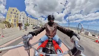 Old Man on a Harley - Isle of Man May 2021