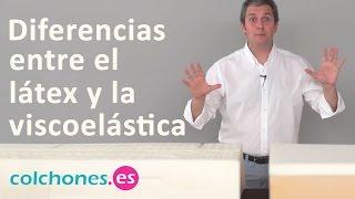 Diferencias entre el látex y la viscoelástica