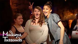 Zendaya Surprises Fans at Madame Tussauds San Francisco! | Celebrity Scare Prank | Madame Tussauds