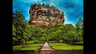 The Ancient City of Sigiriya / Acrylic Coloring