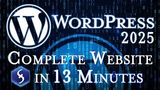 WordPress - Tutorial for Beginners in 12 MINS! [ FREE WEBSITE - 2025 ]