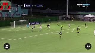 Junior Flemmings Goal | Jamaica vs Suriname 1-1 |Reaggae boyz