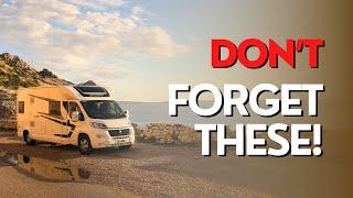 5 ESSENTIAL jobs to do before your next motorhome trip