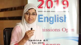 Feedback - SAMINA ALI CSS 2019