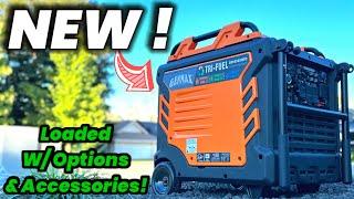 Best New Generator GENMAX 10500iETC Tri-Fuel Inverer Generator!