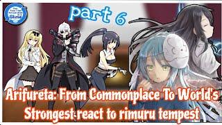 Arifureta Shokugyou de Sekai Saikyou React To Rimuru Tempest | part 6 | | Gacha Reaction | [AU]