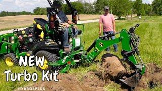 1025R TURBO Kit NOW AVAILABLE! Upgraded Oil Cooler & Backhoe Cylinders