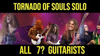 Tornado of Souls Solo - Who Played it BEST??!!??