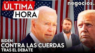 ÚLTIMA HORA | Biden contra las cuerdas: torpeza y debilidad en el debate electoral frente a Trump