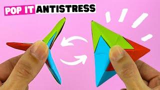 How to make COOL origami POP IT, easy diy pop it origami fidget