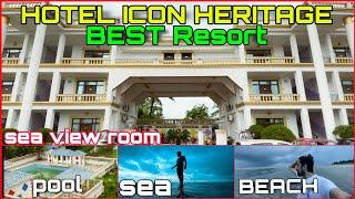 BAKKHALI BEACH RESORT with POOL Review | Bakkhali Sea Beach | Hotel Icon Heritage | Unwrap Zindagi