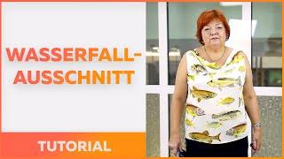 Wasserfall-Ausschnitt selber kreieren. Tutorial. (Archiv)