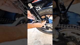 bike and scooter rear suspension adjustment trick