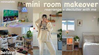 mini room makeover   rearrange + extreme declutter with me *minimalistic & Korean style inspired!*