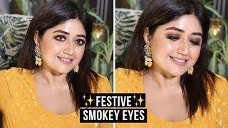 Indian Festive Makeup Tutorial | Smokey Liner | corallista