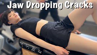 Tiny Spine Cracks The Loudest *ASMR Chiropractic Relaxing Video + Tender, Ticklish, Gurgles Relief.