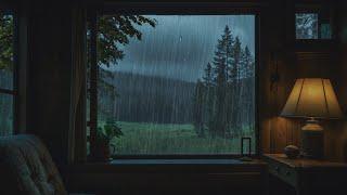 Cozy Night Rain Sounds from a Window - Relaxing Rainfall to Help You Unwind and Fall Asleep