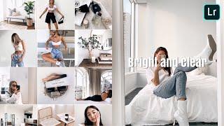 Bright and Clear Preset Lightroom Free Download | Instagram Feed Ideas
