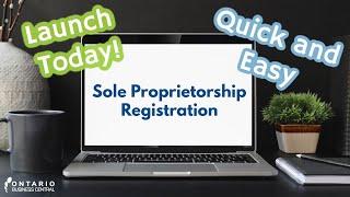 Sole Proprietorship in Canada | Small Business Registration
