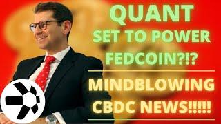 Quant Network (QNT) Federal Reserve Set To Use Quant!? & All CBDC's Need Quant?!