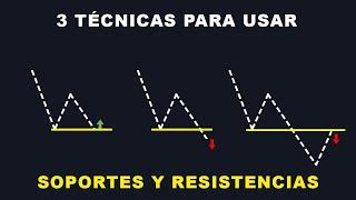 3 Técnicas para OPERAR con SOPORTES Y RESISTENCIAS | La última es mi preferida - Binary Teach