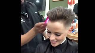 ️ Fade to Fabulous: Pixie Cut Makeover in Barbershop!