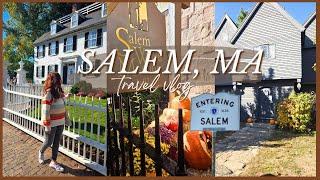 SALEM VLOG 2024:ropes mansion, hocus pocus location, bewitch statue & witchy town #salem2024