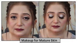  Wedding & Party Makeup for Mature Skin | Flawless & Elegant Look 