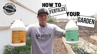 How To Fertilize Your Garden Organically