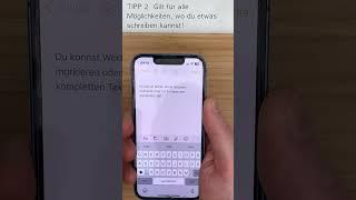 Einfache Markierung von Wörtern und Text iPhone Tipps
