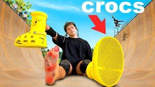 I Tried Extreme Sports in Croc Boots!