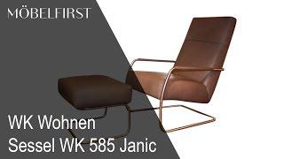 Designermöbel – Sessel Janic von WK Wohnen | MÖBELFIRST präsentiert