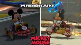 Mickey Mouse In Mario Kart 8