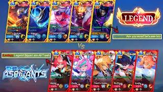 Legend Vs Aspirant Squad | Battle of YouTuber Vs TikToker/Streamer in Tournament Arena!  | Who Win?