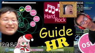 !osu HR Guide How to play with HardRock Tutorial