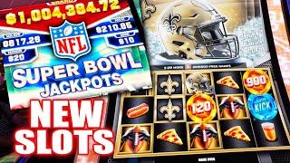 New Slots  SUPER BOWL JACKPOTS  Who’s ready for NFL slot machine from Aristocrat Gaming?