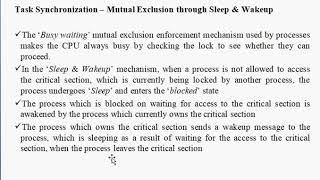 6sem Arm controller and Embedded systems Module-5 Session-7 Task synchronization techniques