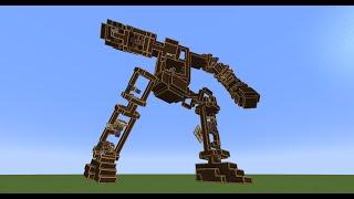 Minecraft Create 25. -Making an left arm, Fix the leg problem-