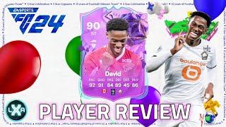 Hat er was drauf?  Jonathan David 90 FUT Birthday  - Player Review | EA FC 24 Ultimate Team