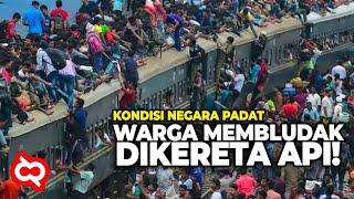 JANGAN KAGET! Begini Kondisi Kota Terpadat di Dunia, Rebutan Naik Kereta Api