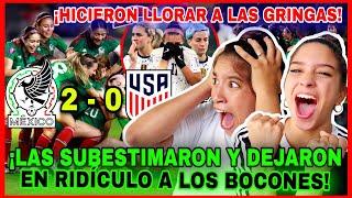 MEXICO GOLEA A USA en la COPA ORO 2024 ¡SE REÍAN de ELLAS y sus RIVALES TERMINARON LLORANDO!