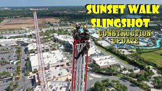Sunset Walk Slingshot Construction Update 9.13.21 Towers Are Topped Off / Complete!